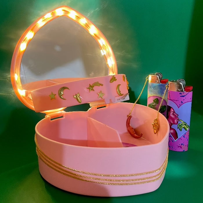 Cum in Peace - Heart Shaped Jewelry Box/Stash Jar