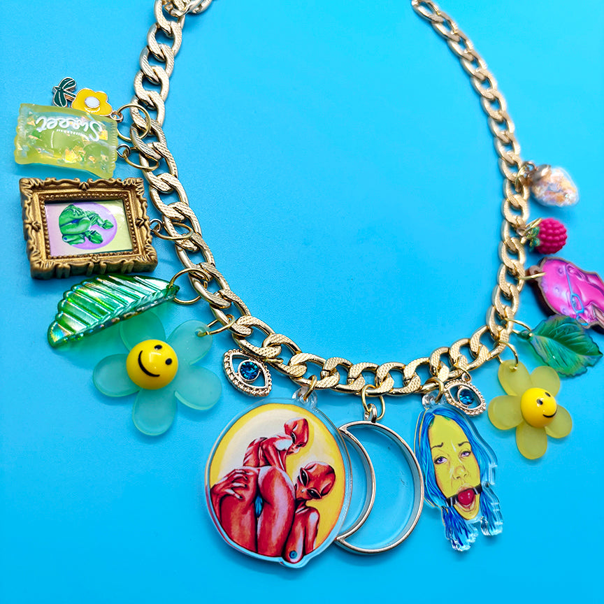 Face Peace - Gay Ass Charm Necklace