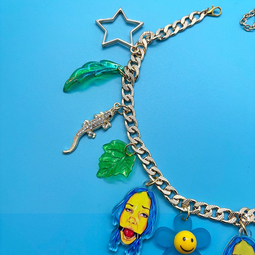 Flower Girl - Gay Ass Charm Necklace