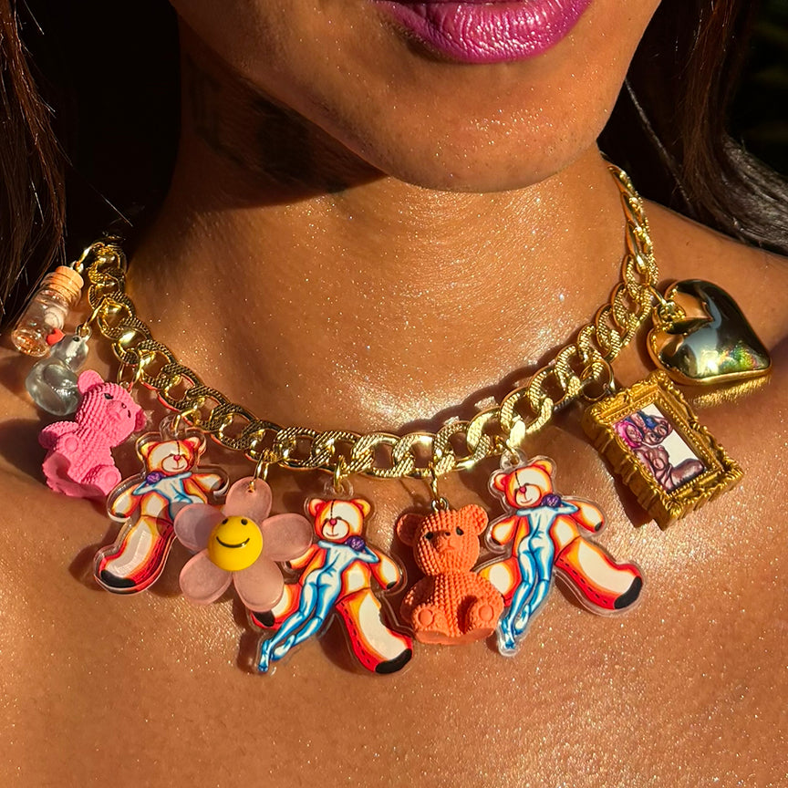 Bear Back Baby - Gay Ass Charm Necklace