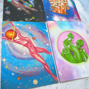 Ur Out of This World - Greeting Card Set + Stamps