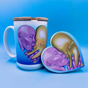 C*nt - Ceramic Art Mug & Coaster Set
