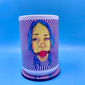 
                
                    Load image into Gallery viewer, I&amp;#39;m Trying - Ceramic Art Mug &amp;amp; Coaster Set
                
            