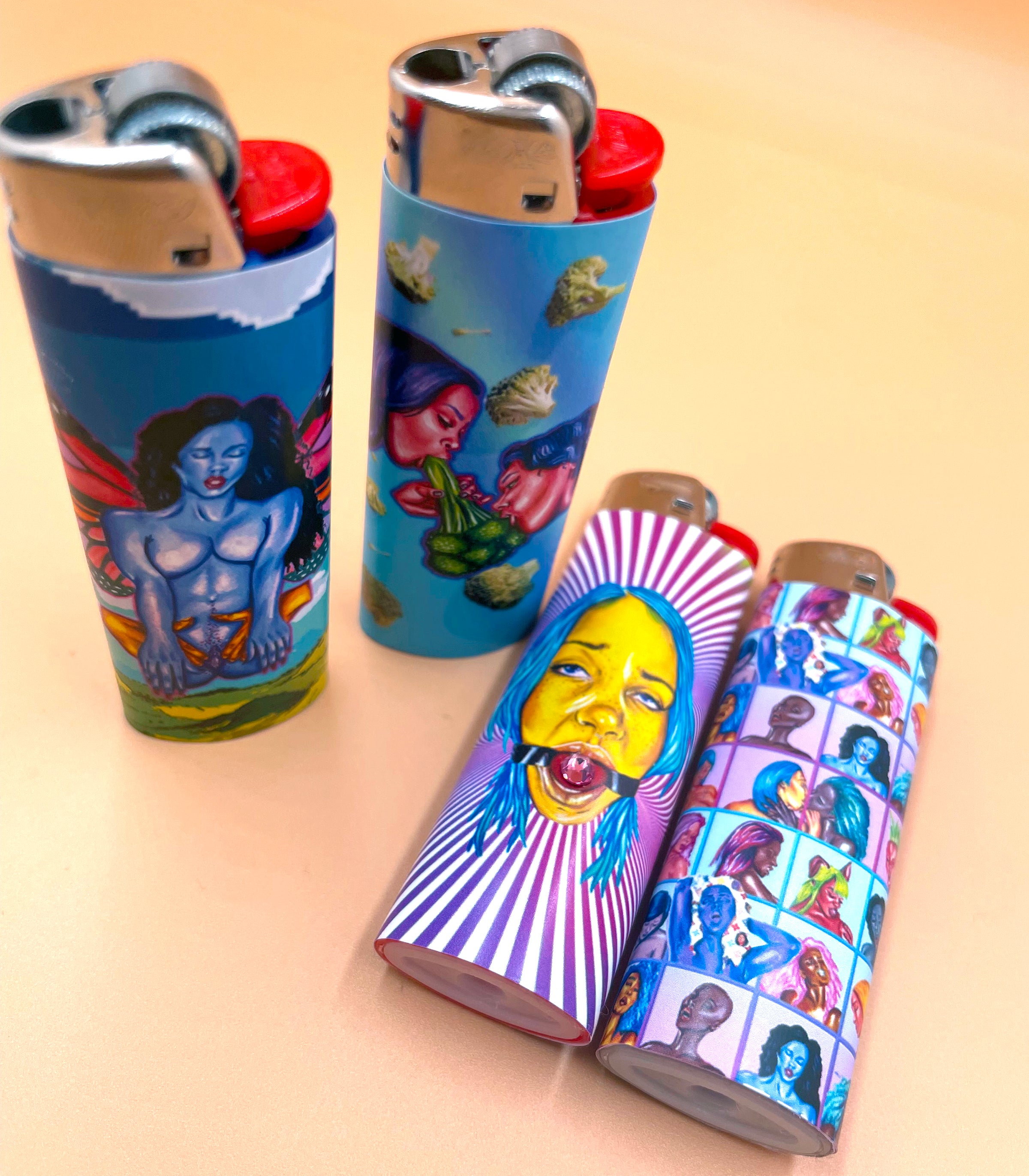 Open to You -Set of 4 Art Lighters